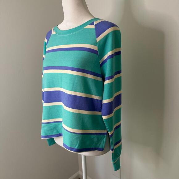 Wildfox blue & white striped long sleeve top size S NWT - Picture 3 of 12